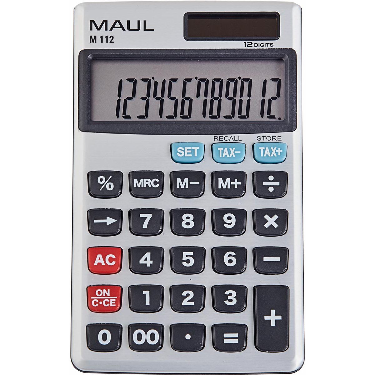 Maul - Profi-Taschenrechner M112, Silber