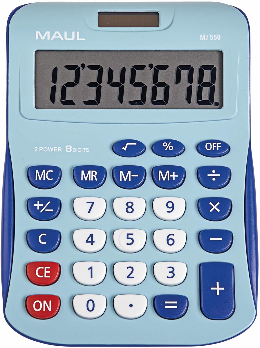 Maul - Tischrechner MJ 550, Junior, hellblau