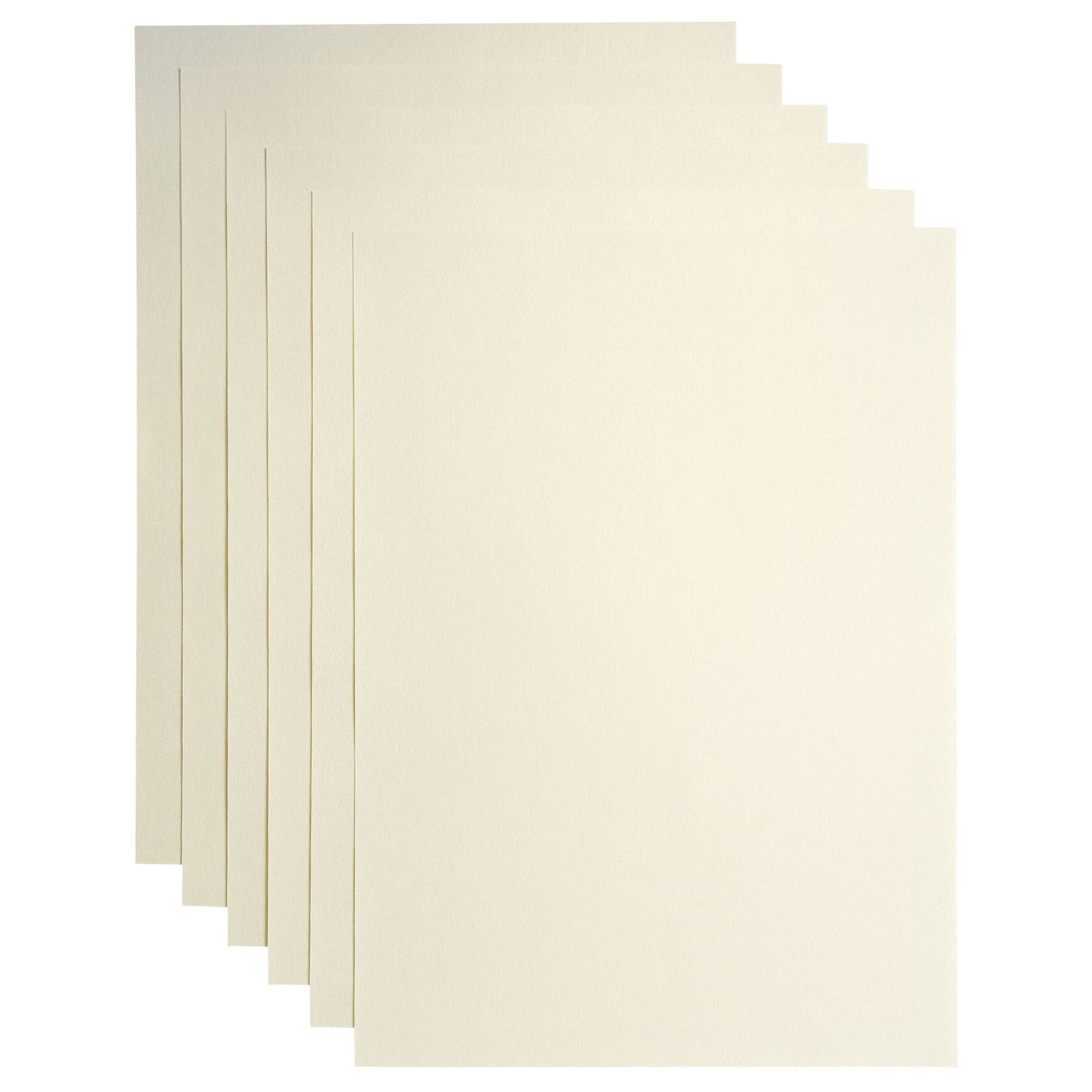 Papicolor - Kopierpapier A4 120gr 6 Blatt metallisches Elfenbein