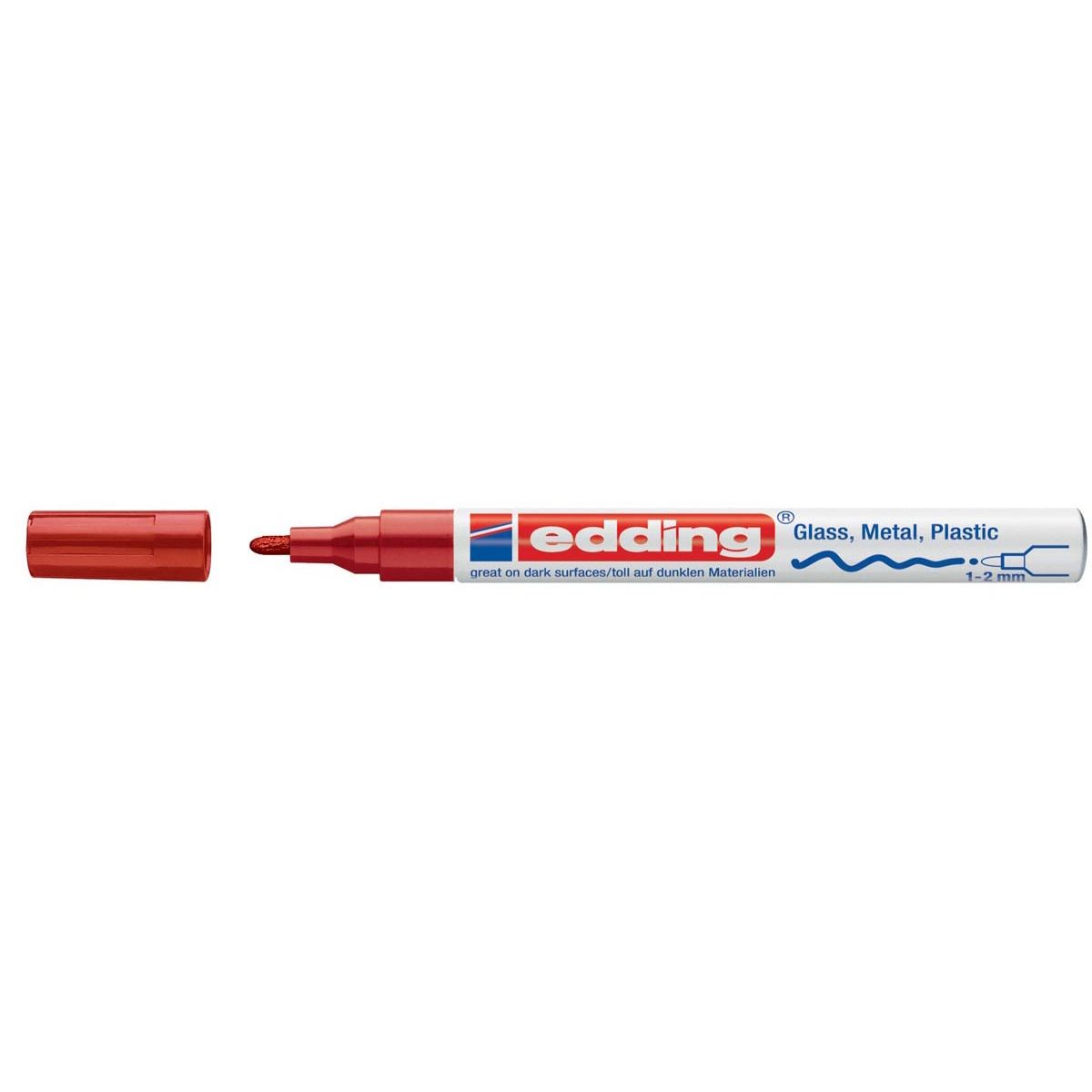 Edding - Glanzlackmarker e-751 CR rot