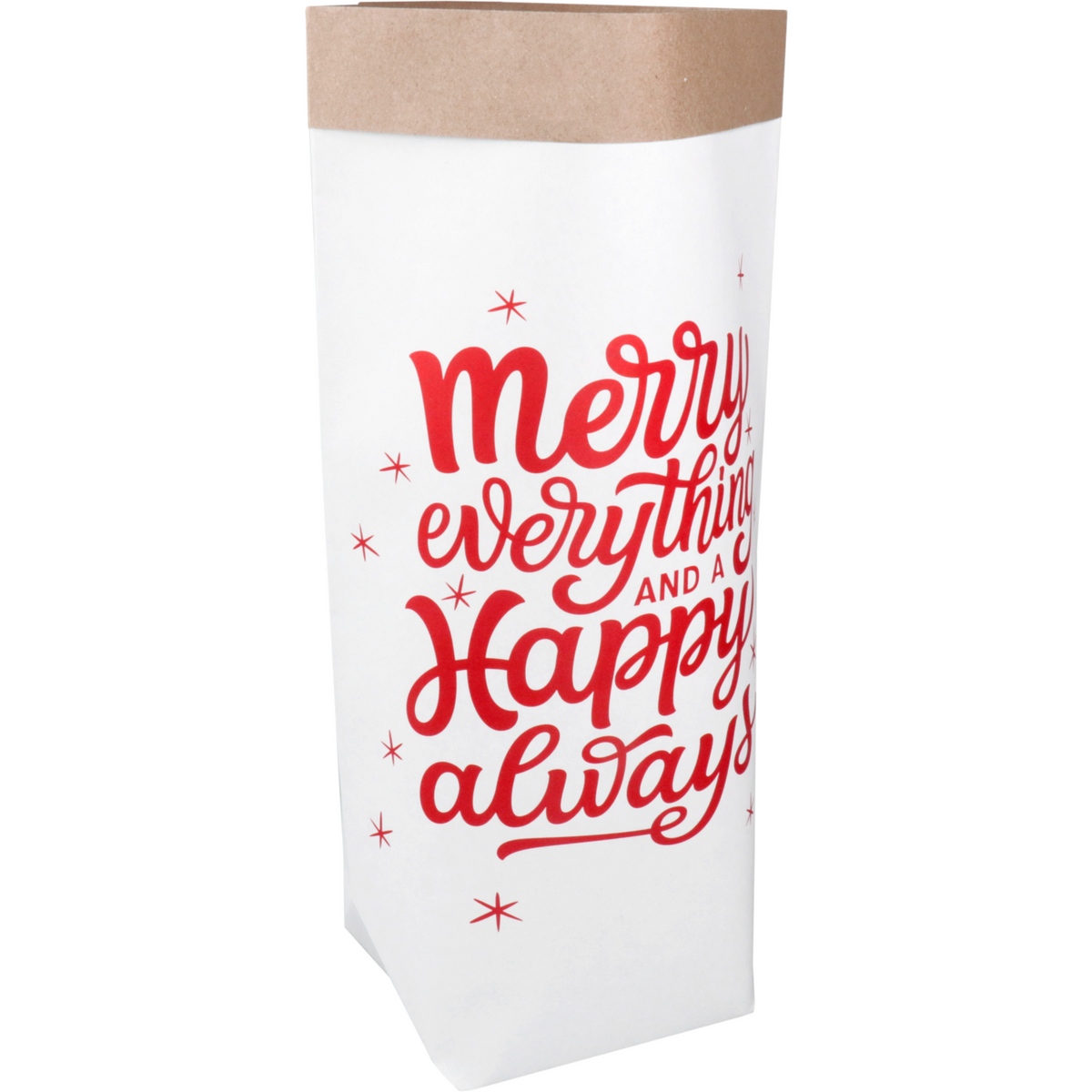Klika - Zak | Cadeauzak | Papier | 25/ 12x40cm | Merry Everything | 100 stuks
