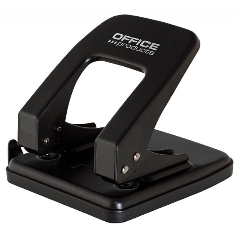 OFFICE products - perforator, 40 blad, in metaal, zwart