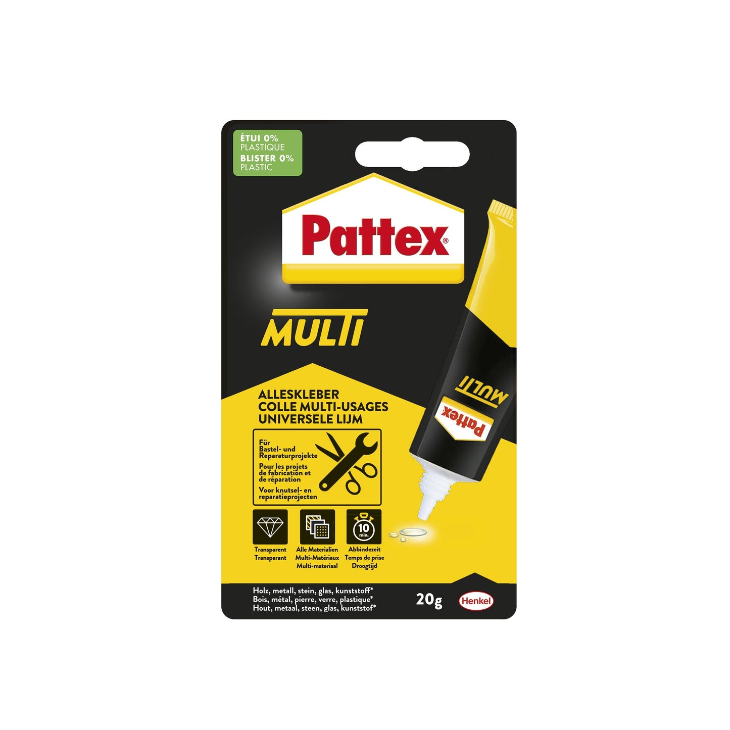 Pattex - Allzweckkleber Multi Tube 20 Gramm im Blister