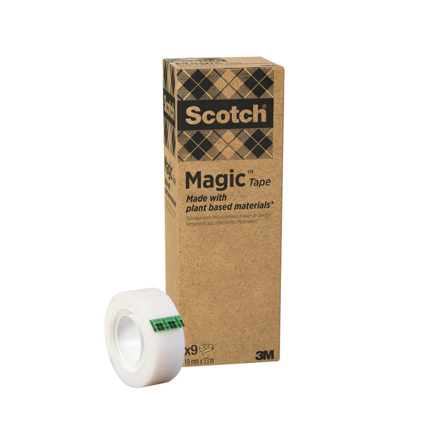 Scotch - Klebeband Magic 900 19mmx33m unsichtbar matt 9 Rollen