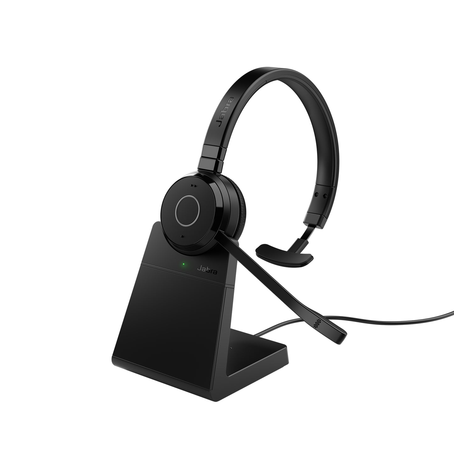 JABRA - Evolve 65 TE Headset Bedraad en draadloos Hoofdband Kantoor/callcenter USB Type-A Bluetooth Oplaadhouder Zwart