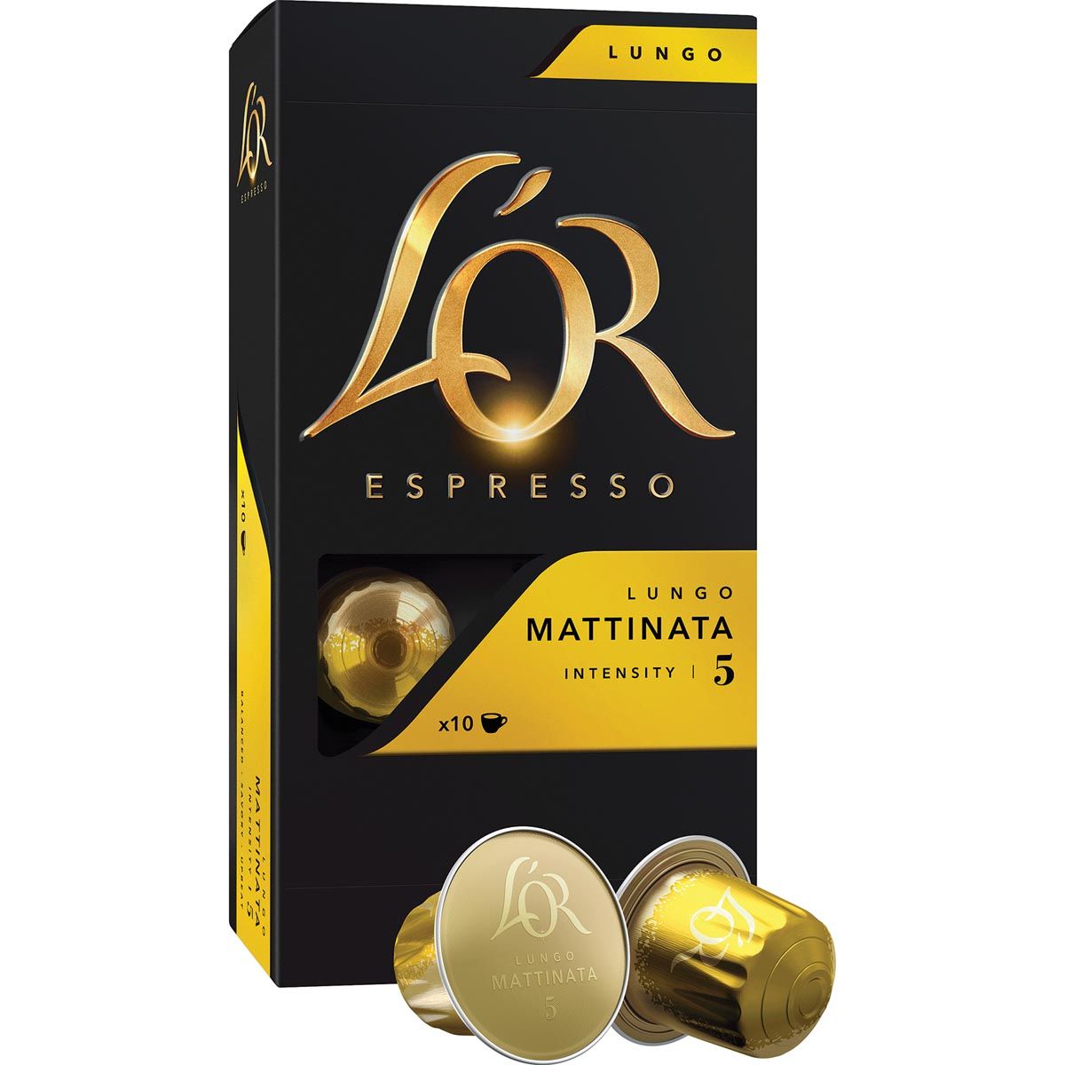 Douwe Egberts - L'Or Intensity Kaffeekapseln, Mattinata, 10er Packung