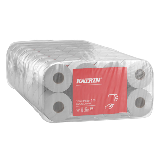 Katrin - Toilettenpapier 2-lagig 250 Blatt natur