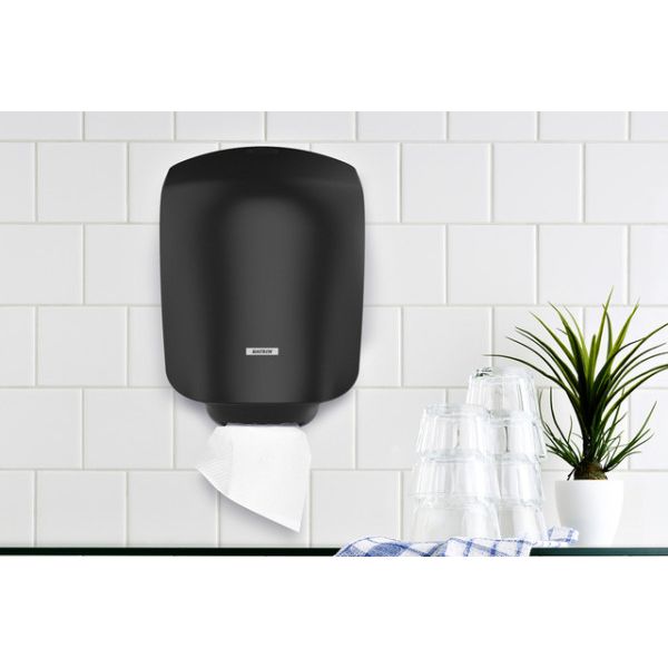 Katrin - Spender 92100 Handtuchrolle Centerfeed s schwarz
