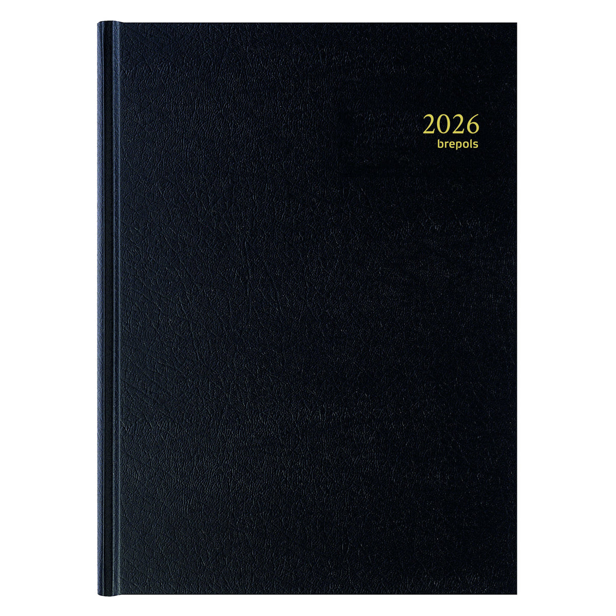 Brepols - Agenda 2026 Bremax Santex A4 1 Tag/2 Seiten 8 Spalten schwarz
