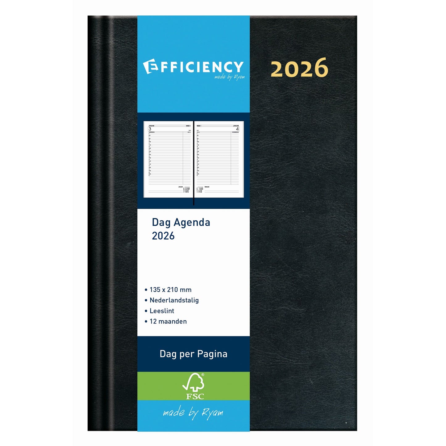 Ryam - Agenda 2027 efficiency baladek 1d/1p zwart