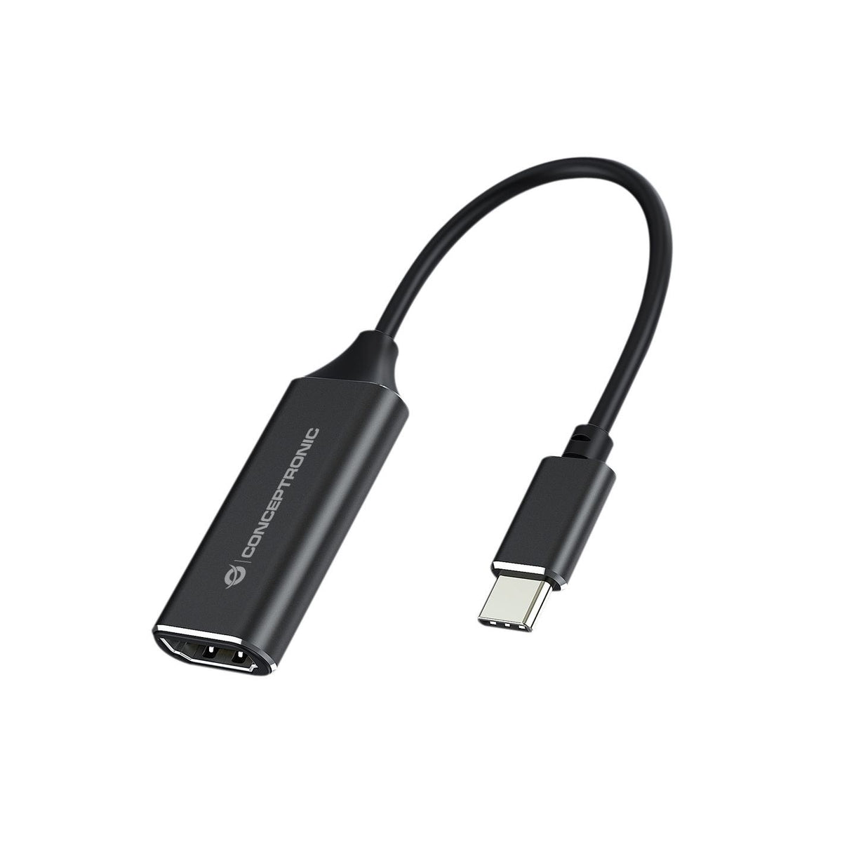 CONCEPTRONIC - ABBY03B video kabel adapter HDMI Type A (Standaard) USB Type-C Zwart