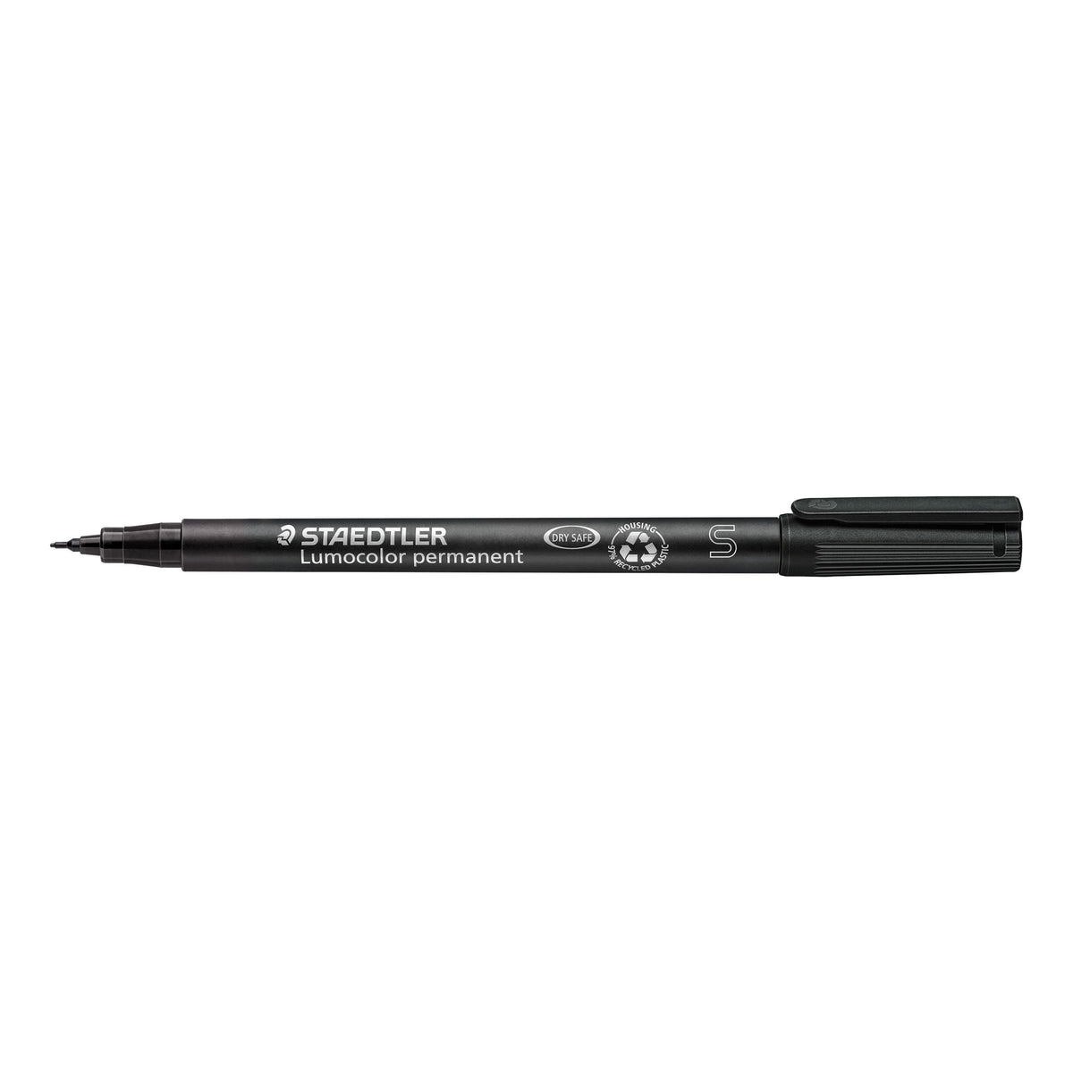 Staedtler - Filzstift Lumocolor 313 permanent S schwarz | 10 Stück