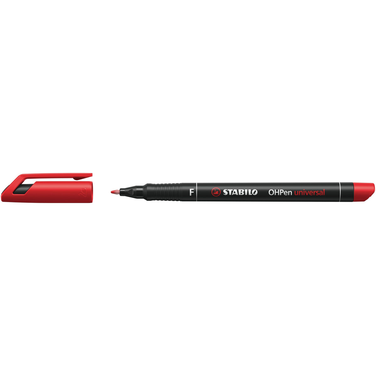 Stabilo - Filzstift OHpen 842/40 permanent rund fein rot | 10 Stück