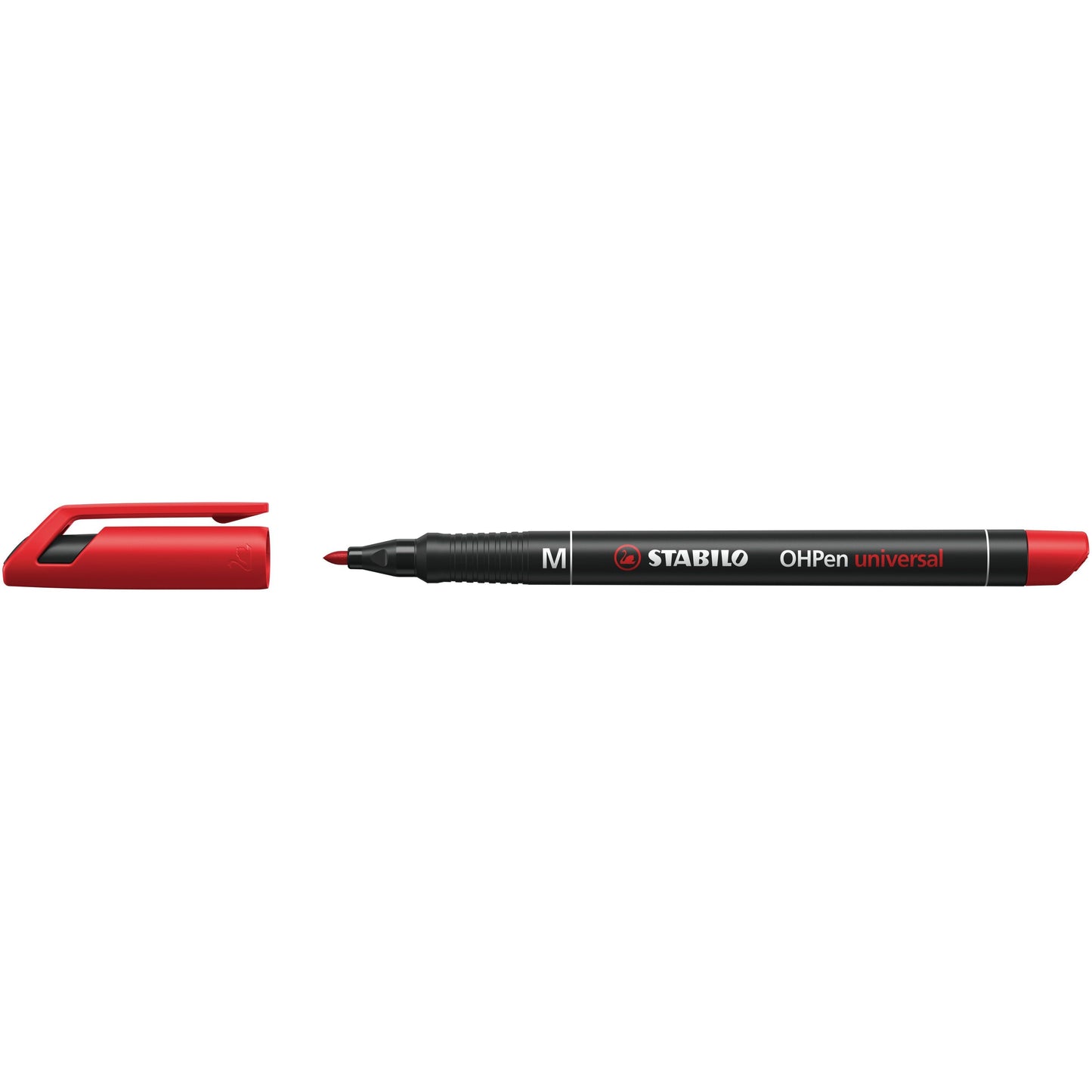 Stabilo - Filzstift OHpen 843/40 permanent rund mittelrot