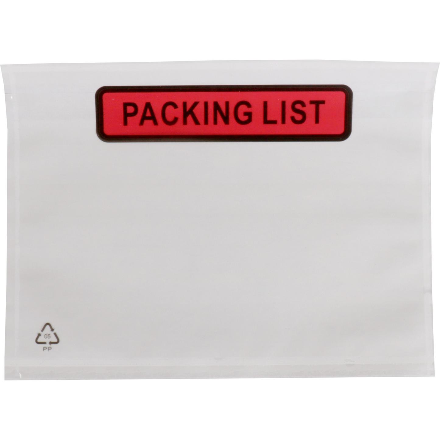 SendProof® - Umschlag | Packlistenumschlag | Packliste | 160x122mm | A6/C6 | selbstklebend | lDPE | transparent | 1000 Stück