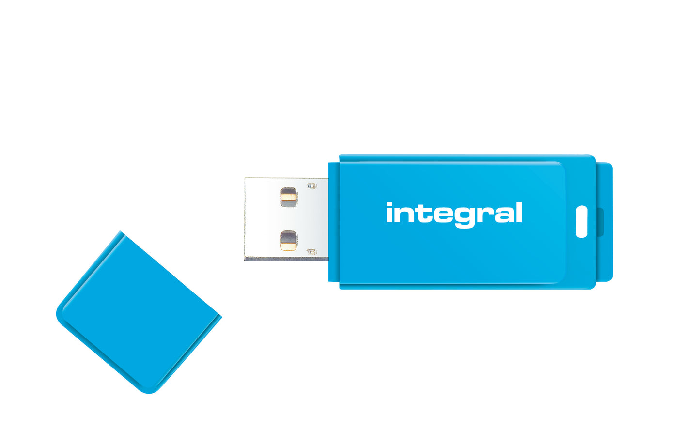 Integral - USB-Stick 2.0 16GB neonblau