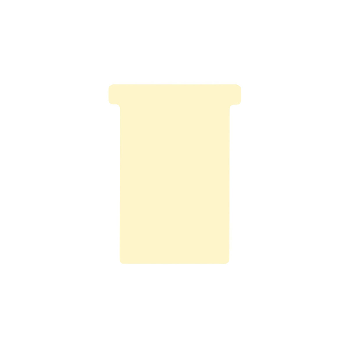 Djois - T-Karte Größe 3 77mm beige 100 Stück
