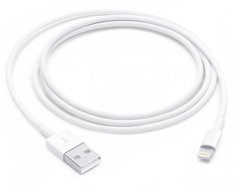 Apple - Kabel, Lightning (8-polig) auf USB-A, 1 m, weiß