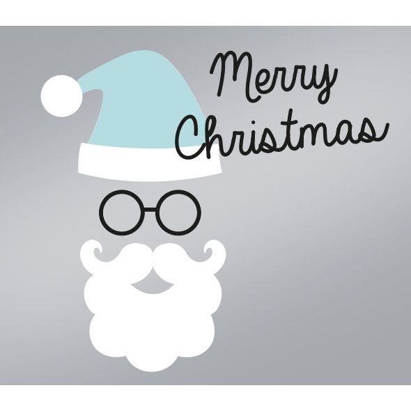 Timmers - Etikett / Aufkleber WEIHNACHTEN Weihnachtsmann Frohe Weihnachten 500 Stück