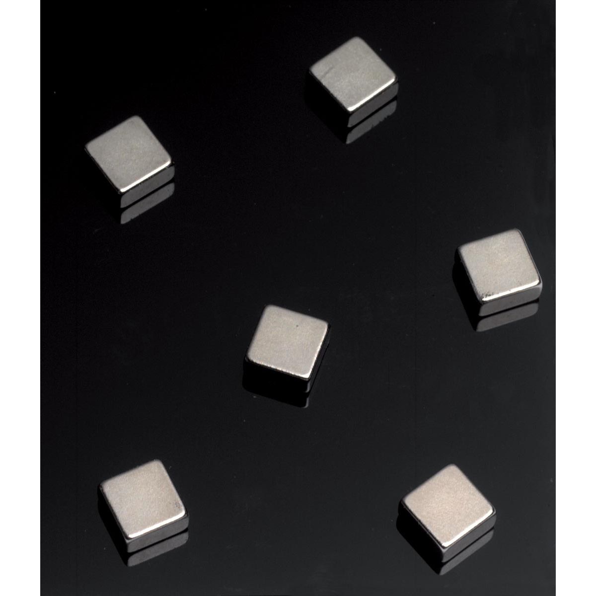 Naga - Magnete Glastafel, ft 10 x 10 x 5 mm, Packung à 6 Stück