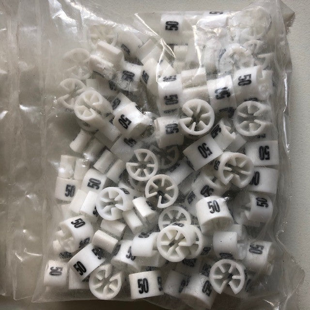 Klika - Minimarker wit/zwart 50 100st