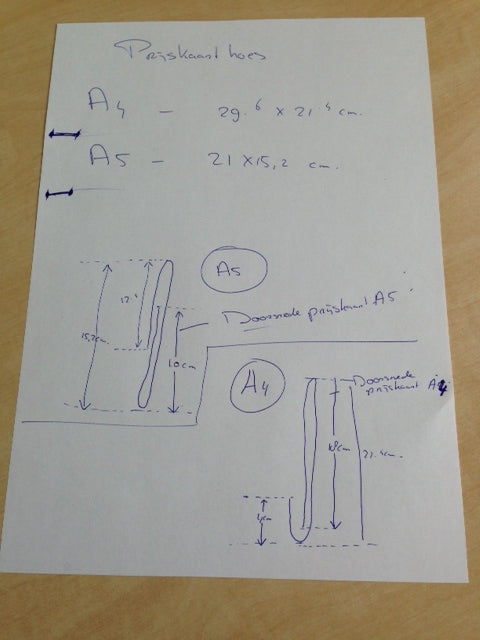 Klika - Kartenhalter 297x210mm Dicke 1mm PETG 30 Stück