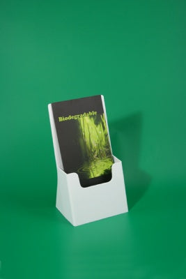 Klika - Prospektablage BIO 1/3 A4 Hochformat Farbe weiß 20 Stück