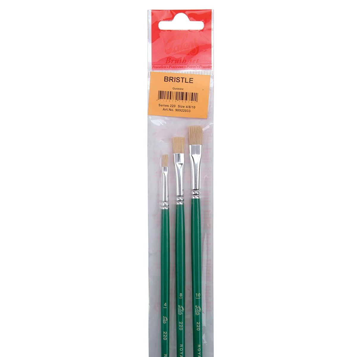 Talens – Öl- und Acrylpinsel-Set 220, Set mit 3 Pinseln