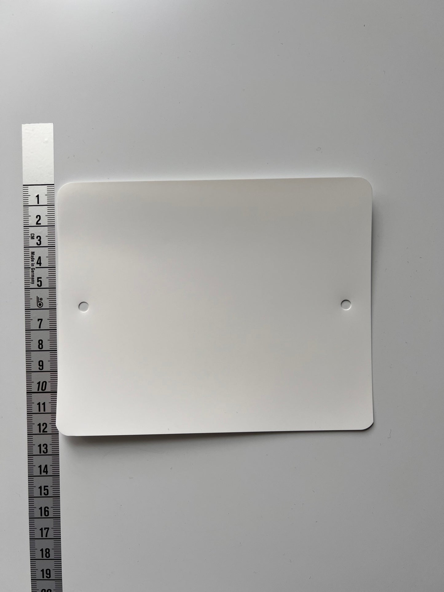 Klika - PVC-Etiketten 120x150 mm 2 Löcher weiß