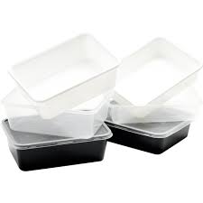 Klika - PP-Spritzgussbehälter 182x135x63mm 1000cc schwarz 500 Stück