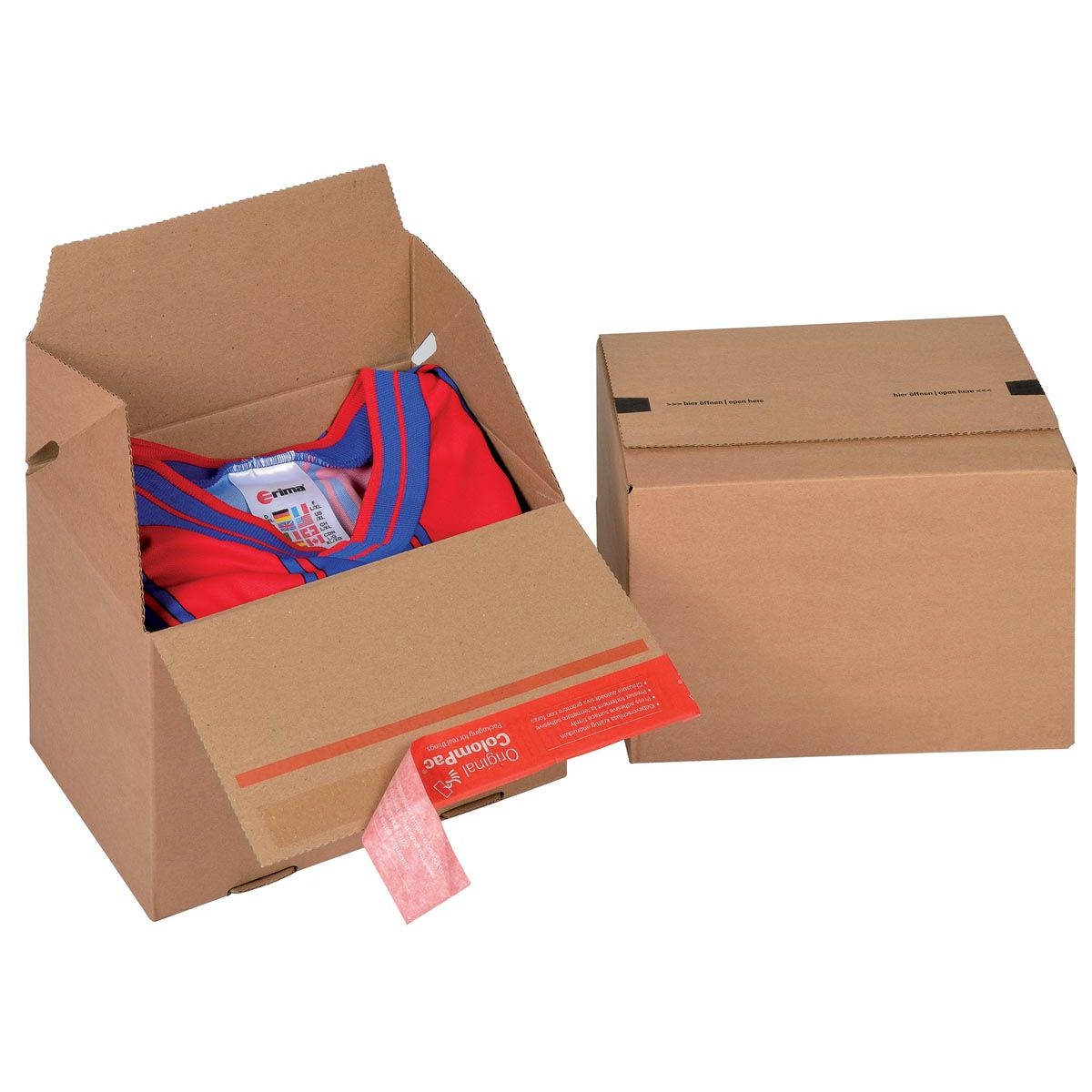 Colompac - Box Größe S, Innenmaß 195 x 145 x 140 mm, braun