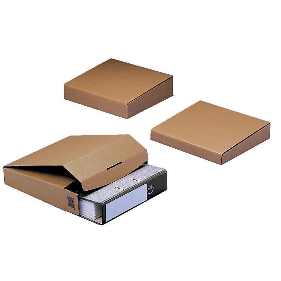 Colompac - Versandkarton für Ordner CP058, ft 32,2 x 29,5 x 5 cm, braun
