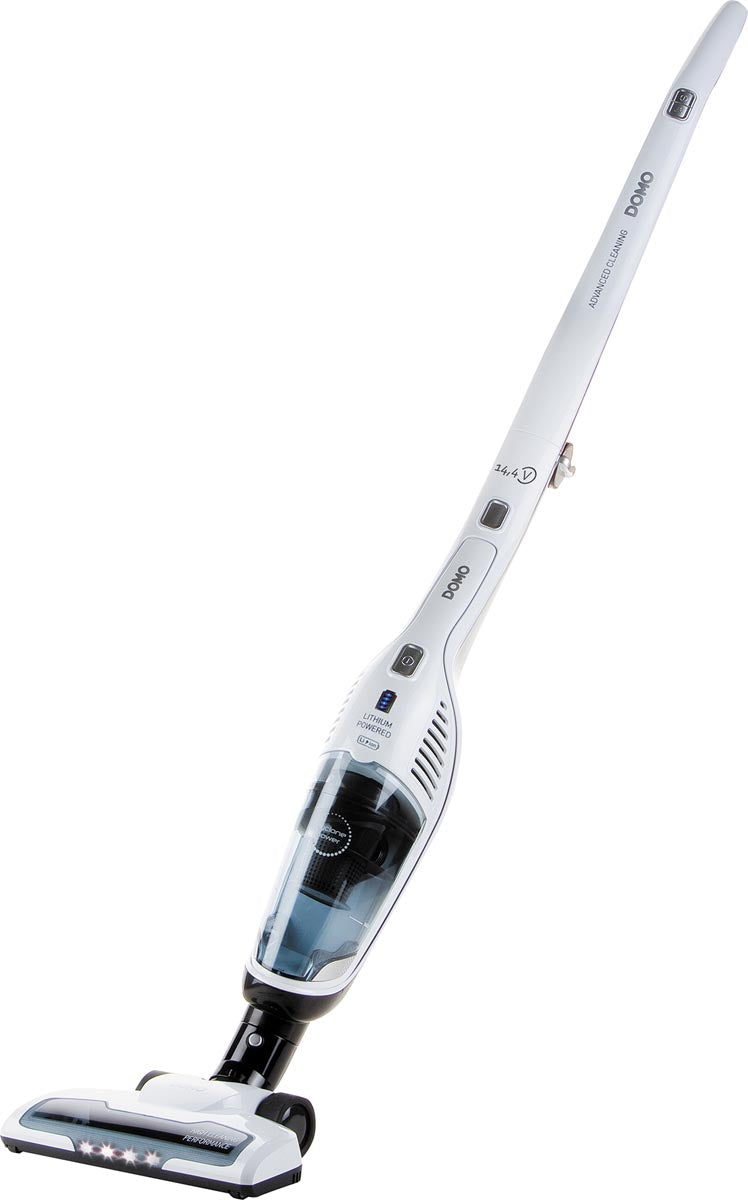 Domo - Stabstaubsauger 2 in 1 mit Akku, 14,4 V, weiß