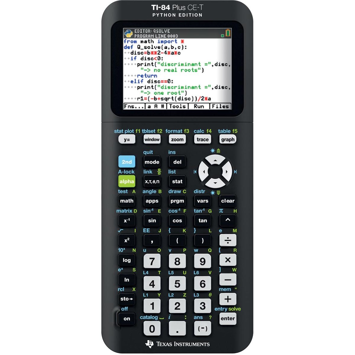 Texas Instruments – Rechner TI-84 Plus CE-T Python Edition