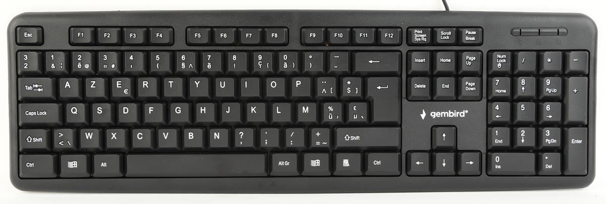 Gembird - Standardtastatur AZERTY