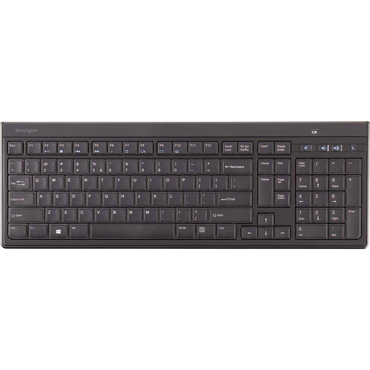 Kensington – Advance Fit ergonomische flache Tastatur, Azerty