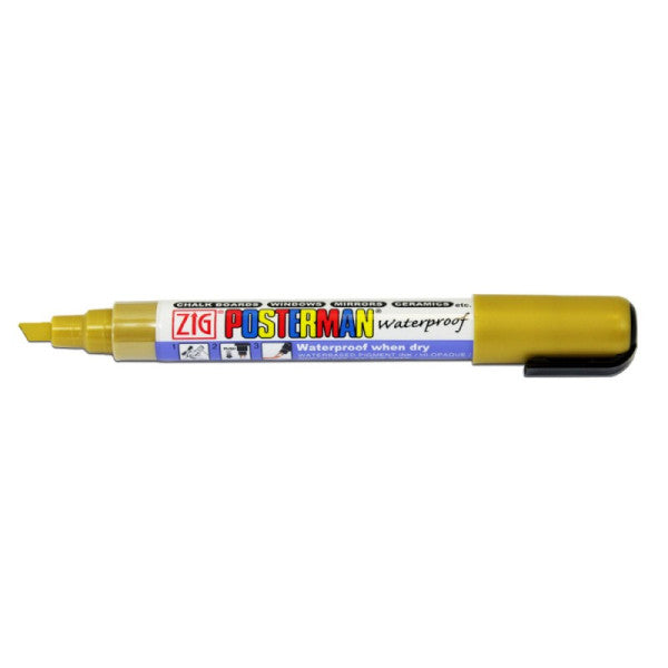 Posterman – Kreidemarker PMA-50, Meißelspitze, 2–6 mm, Gold