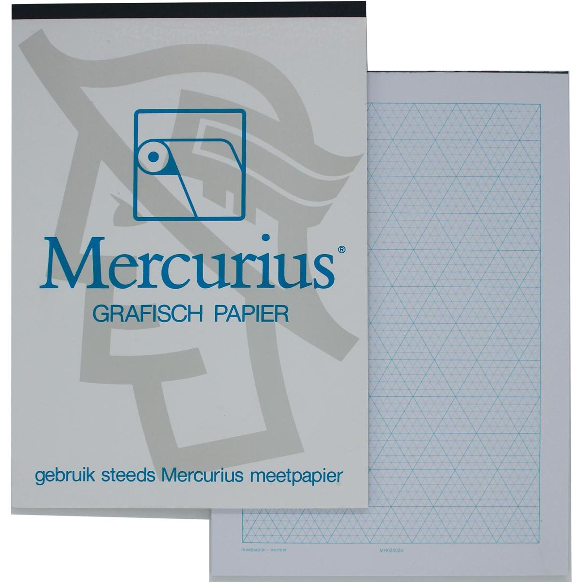 Mercury – isometrisches Grafikpapier, 50 Blatt, ft A4