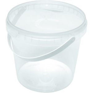 PP-Becher mit Verschlussdeckel mit Henkel 1000ml transparent 192 Stück