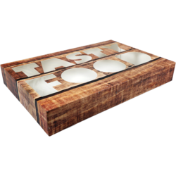 Klika - Partybox / Cateringbox Tasty Food 55x37x8cm 10 Stück