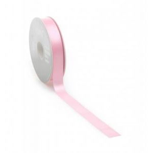 Satinband PREMIUM Double Face 16 mm x 25 Meter zartrosa