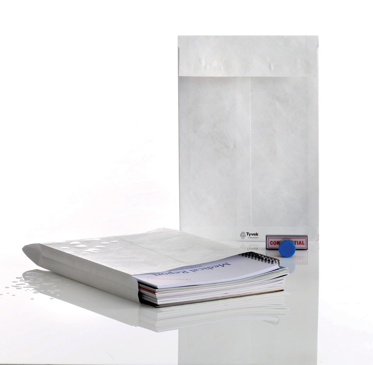 Tyvek - Faltenbalgumschläge ft 229 x 324 x 38 mm, Packung mit 20 Stück