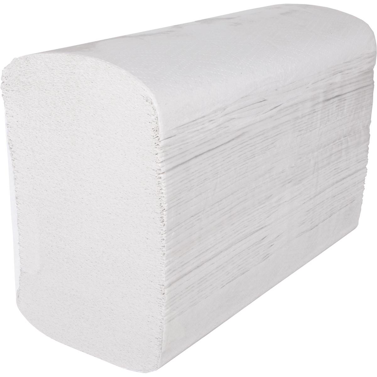Zonder merk - Papieren handdoeken, multifold, 2-laags, ft 21 x 24 cm, 200 vellen, pak van 15 stuks