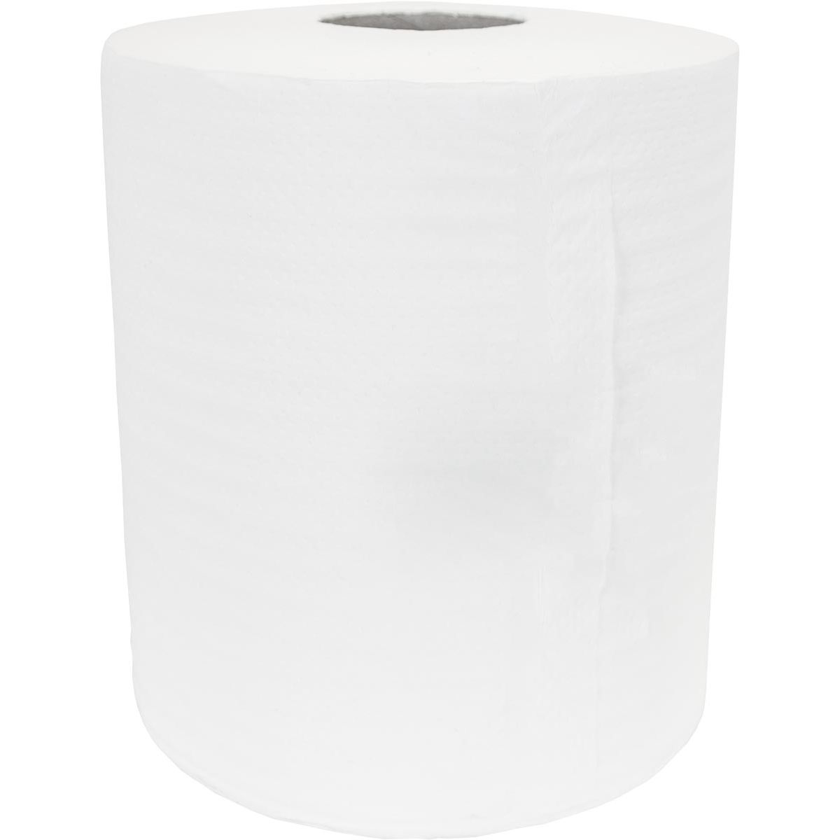 Zonder merk - Poetspapier Midi, cellulose, 1-laags, 275 m, pak van 6 rollen