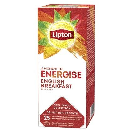 Lipton - Tee Energize Englisches Frühstück 25x1,5gr | 6 Stück