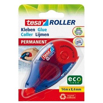 Tesa - Kleberoller ® ecoLogo® dauerhaft nachfüllbar im Blister