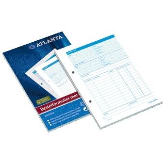 Atlanta von Jalema – Bestellformular Djois A5 Selbstdurchschreibeweiß