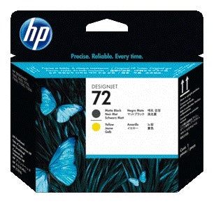 HP - Druckkopf c9384a 72 gelb + mattschwarz