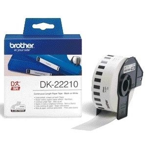 Brother - Etikett DK-22210 Endlos 29mm 1 Rolle à 30m weiß | 3 Stück