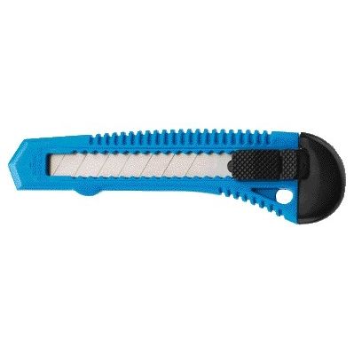 Westcott - Schneidemesser Büro 18mm mit Schiebeverschluss blau